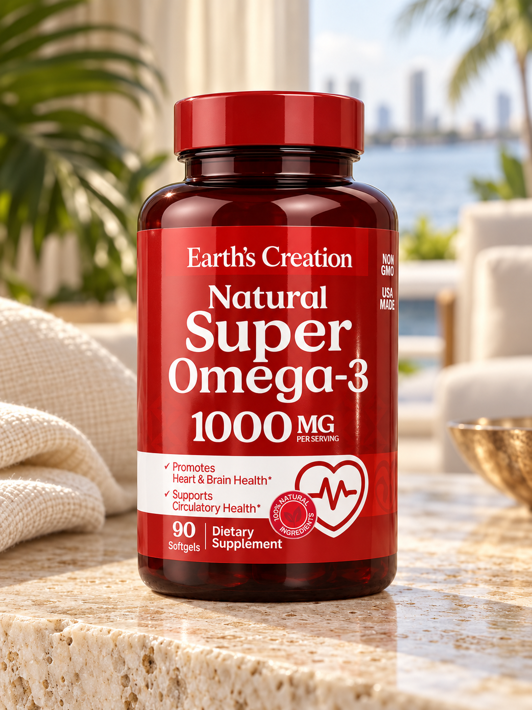 Earth’s Creation Natural Super Omega-3 – 1000mg
