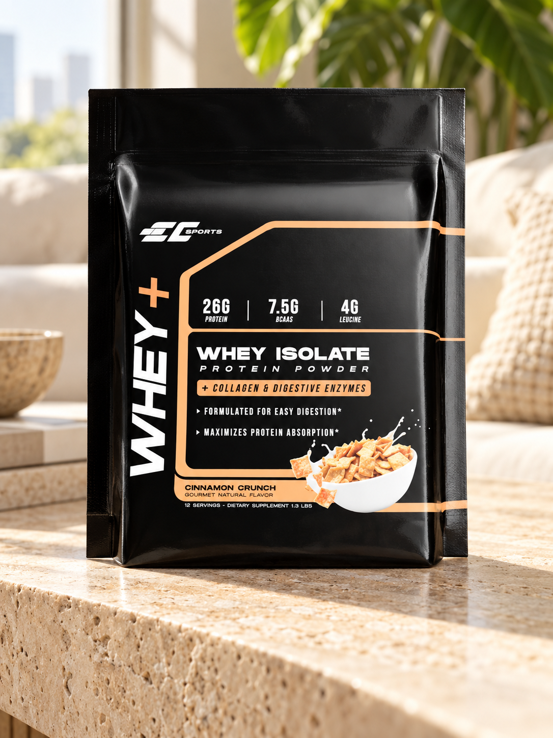 WHEY PROTEIN CINNAMON CRUNCH