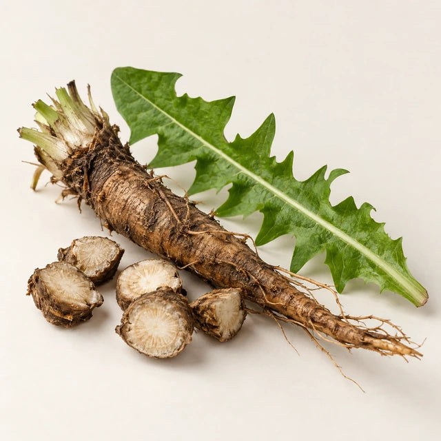 Dandelion root ingredient illustration