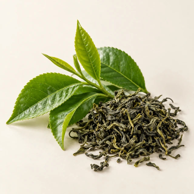 Green tea extract ingredient illustration