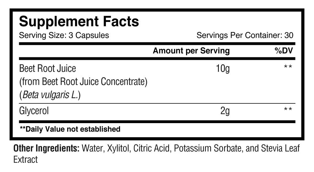 BEET ROOT GLYCEROL DRINK