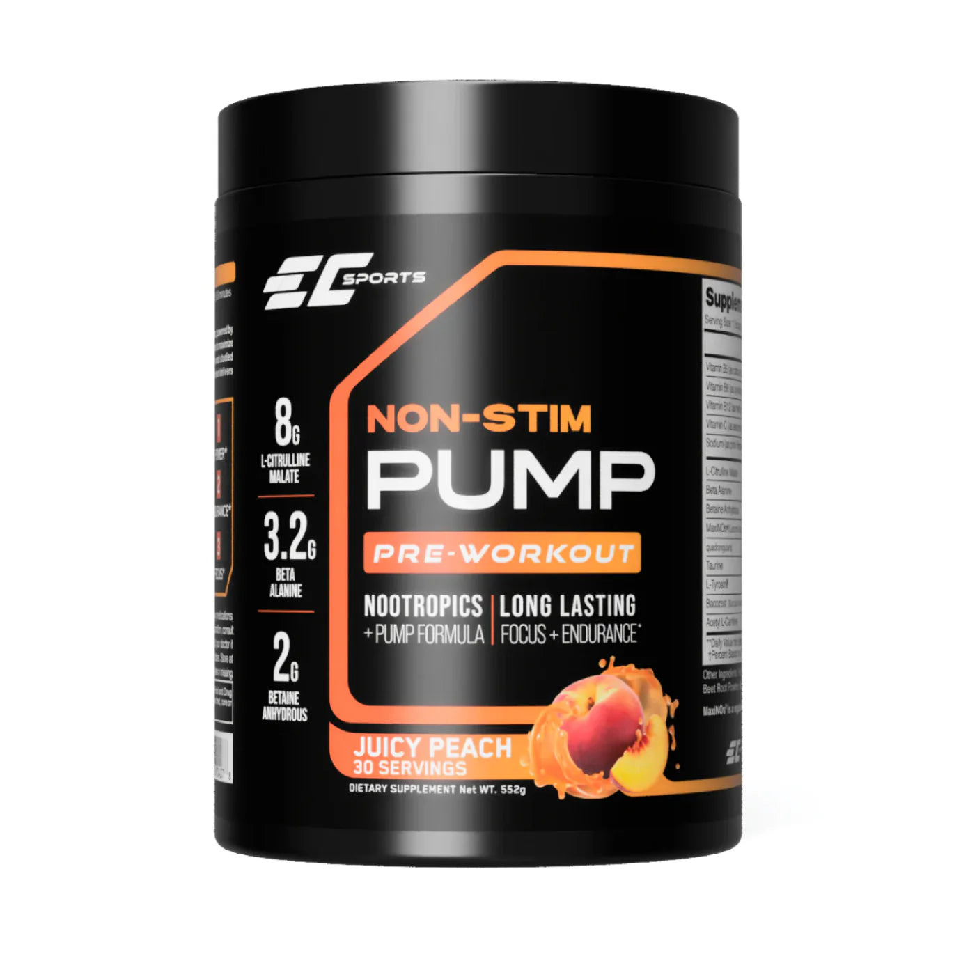 Non stim pump = Pre workout