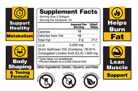 CLA Slim - Conjugated Linoleic Acid 2000 MG