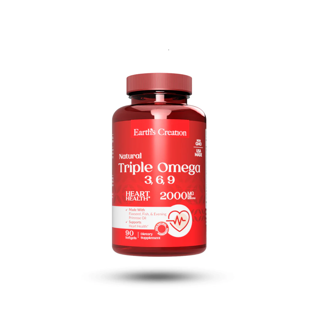 Triple Omega 3,6,9 with Flaxseed, Evening Primrose Oil & Fish Oil