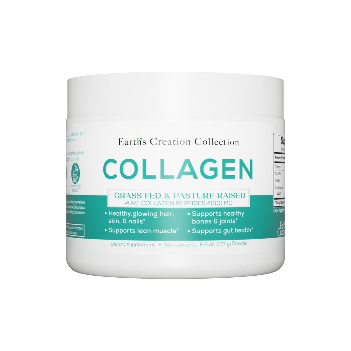 Collagen 4000mg Pure Hydrolyzed Collagen Peptides