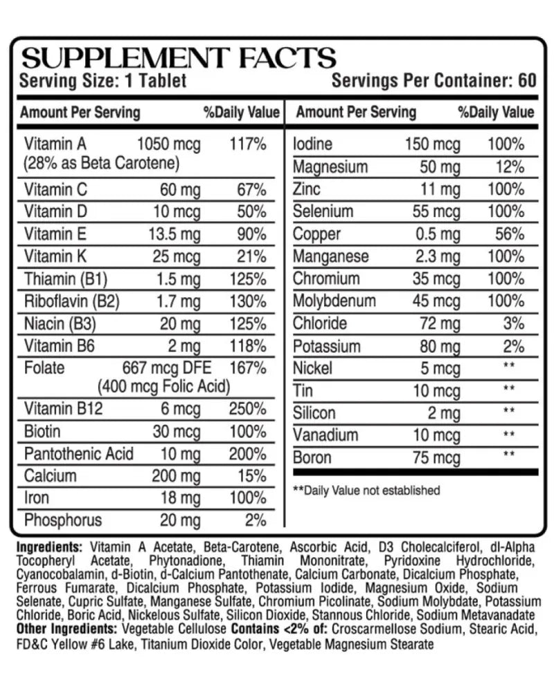 Multi-Vitamin A thru Z
