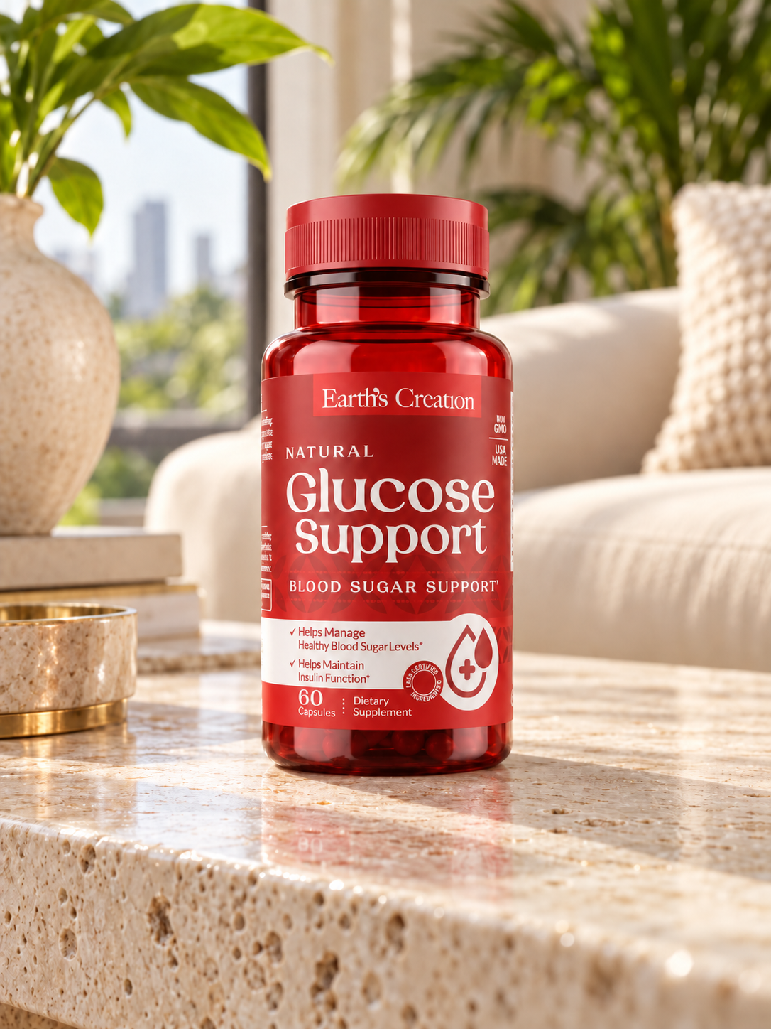 Glucose Support with Chromium and Bitter Melon
