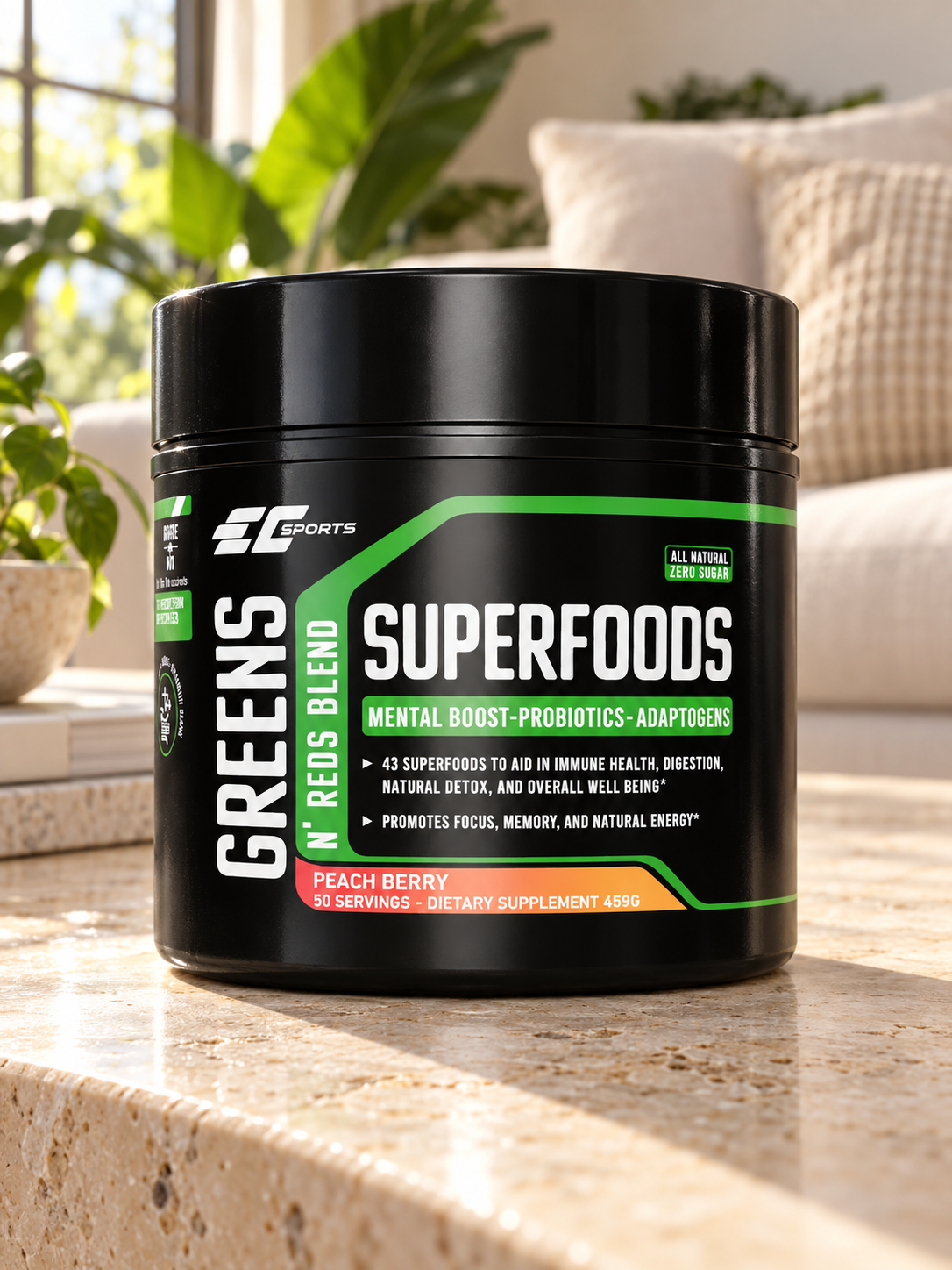 Greens & Reds SuperFood + Mental Boost EC SPORT