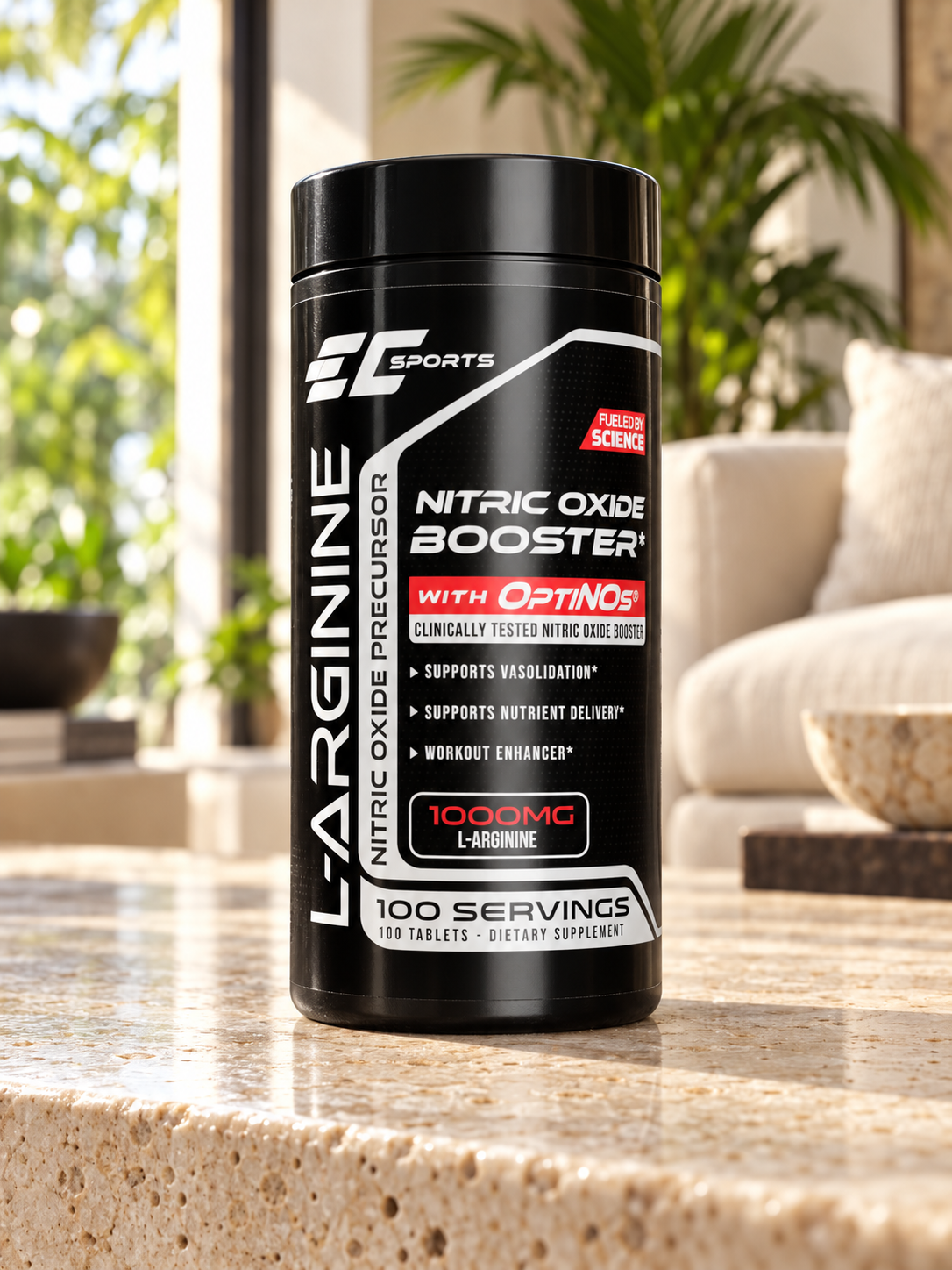 L-Arginine + OptiNOs Nitric Oxide Booster