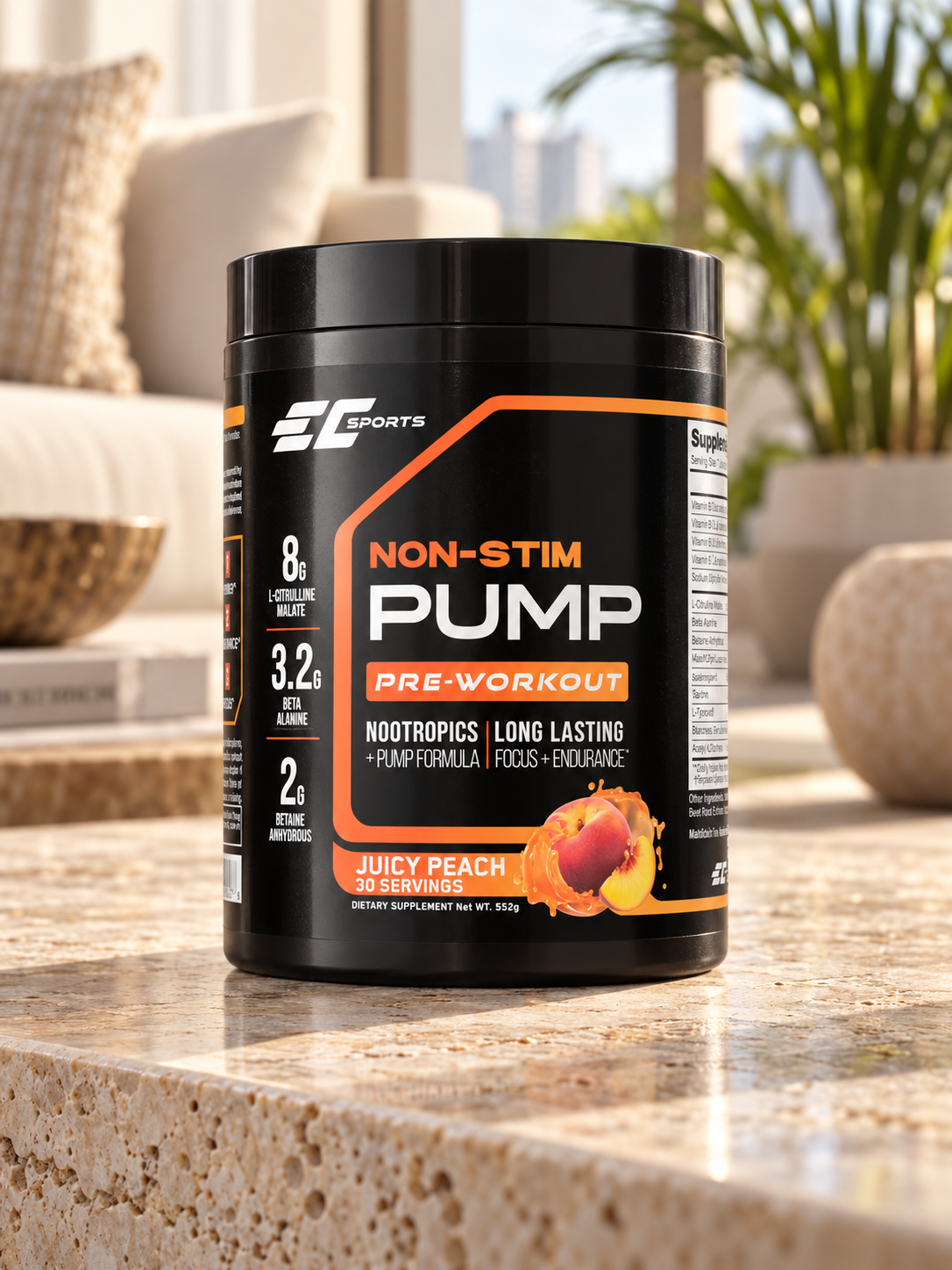 Non stim pump = Pre workout