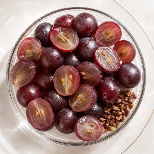 Grapeseed oil ingredient illustration