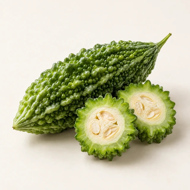 Bitter melon ingredient illustration
