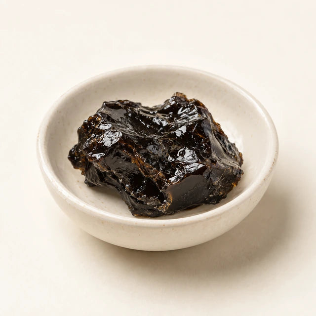 Shilajit fulvic acid complex ingredient illustration