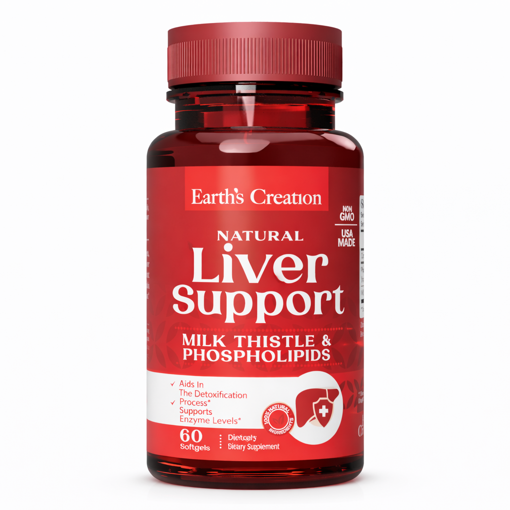 Liver Support Formula with Milk Thistle & Phospholipids – Natural Detox & Protection