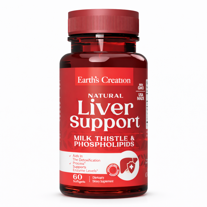 Liver Support Formula with Milk Thistle & Phospholipids – Natural Detox & Protection