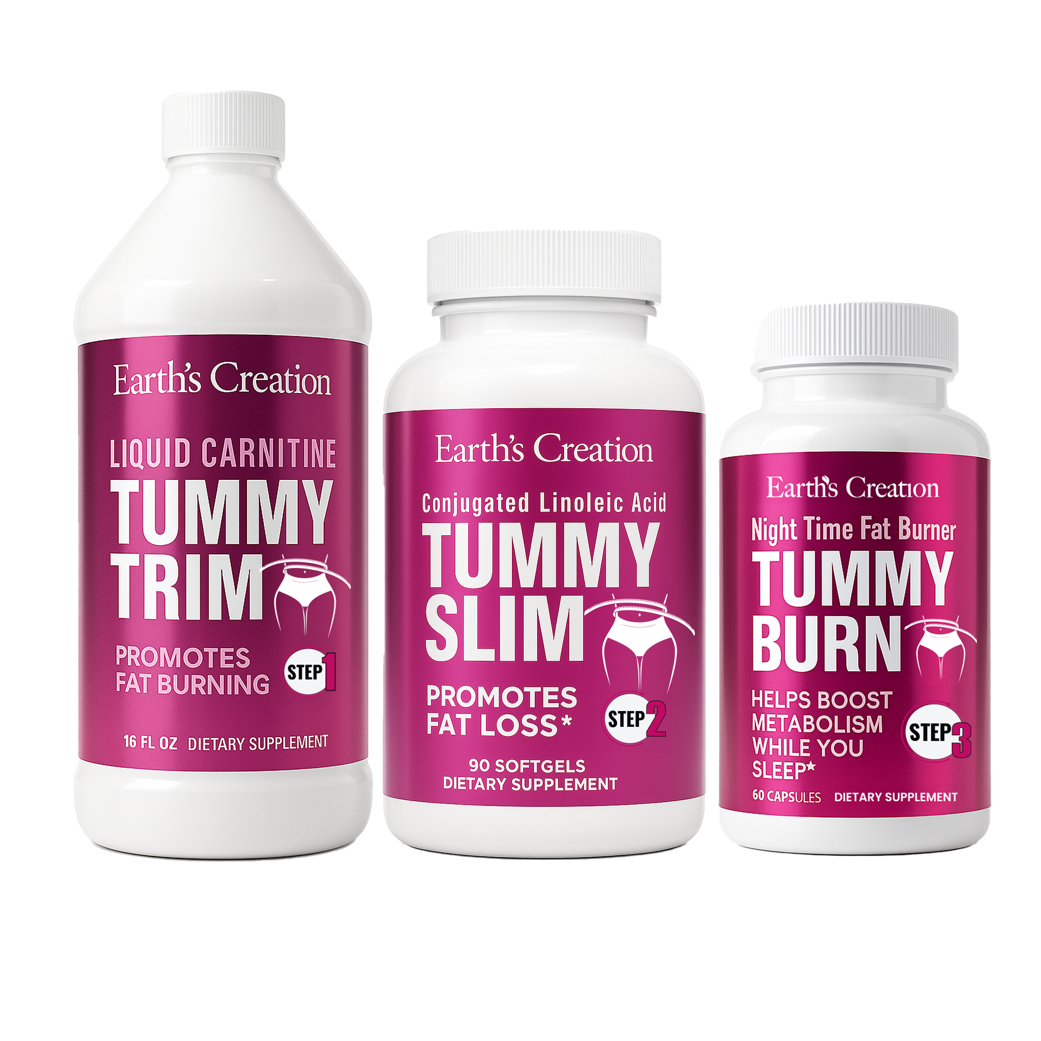🔥 The Ultimate Tummy Trio Bundle – 24/7 Fat-Burning Support! 🔥