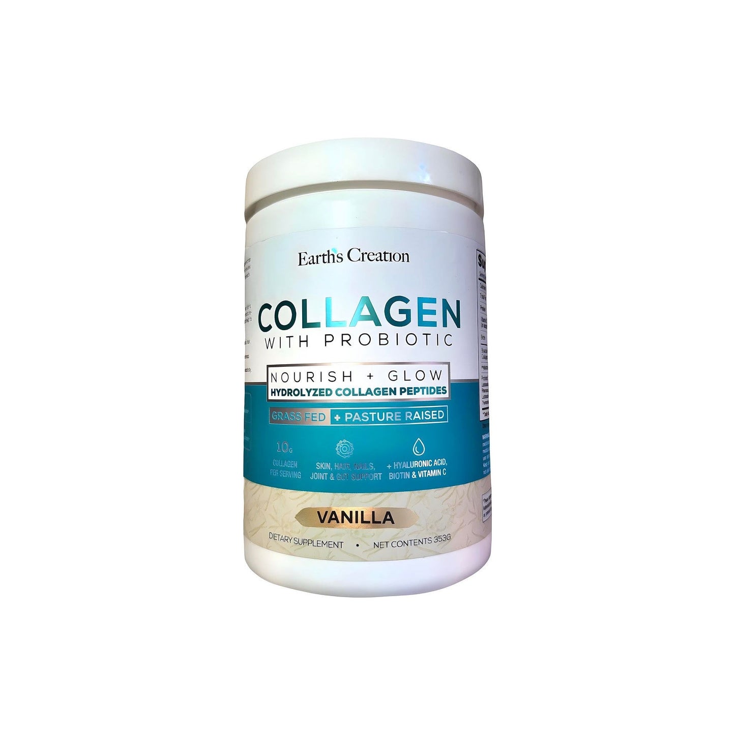 Hydrolyzed Collagen Peptides + Probiotics (Vanilla Flavor)