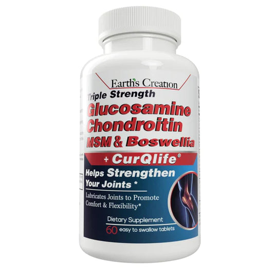 Triple Strength Glucosamine Chondroitin MSM + CurQLife®