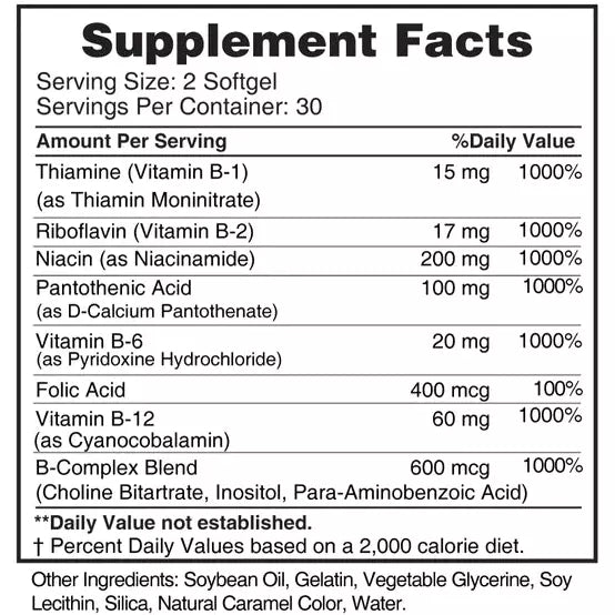 Vitamin B Complex softgel