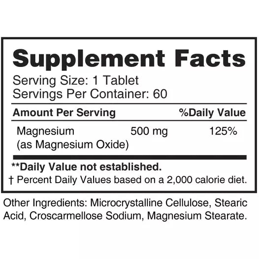 Magnesium 500mg